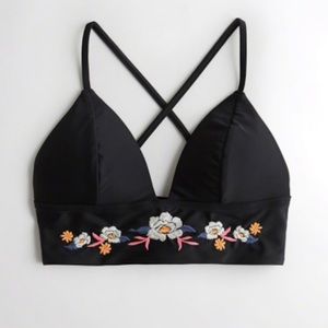 Flower bikini top